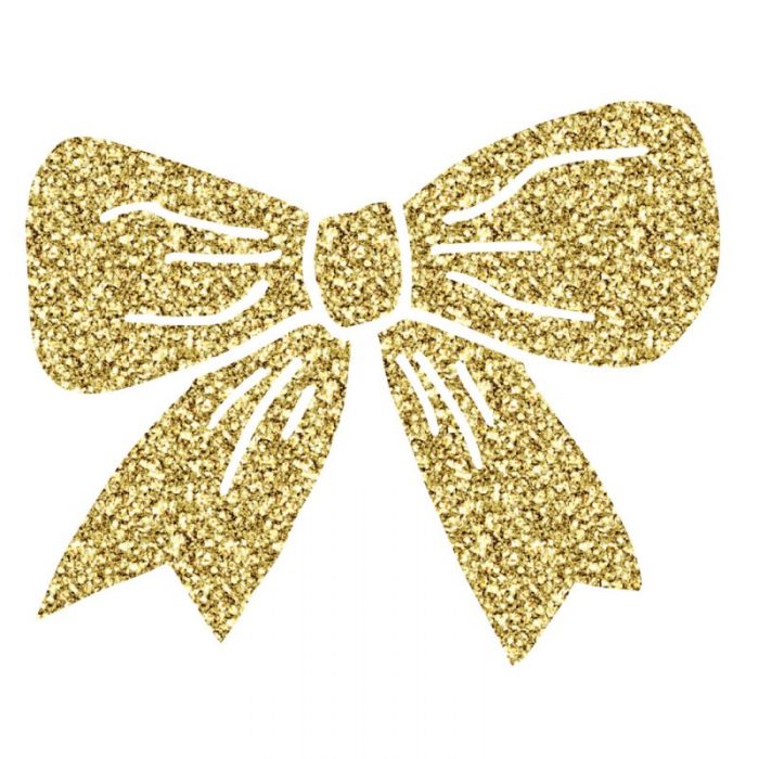 Little Bow Co Gold Logo Bow